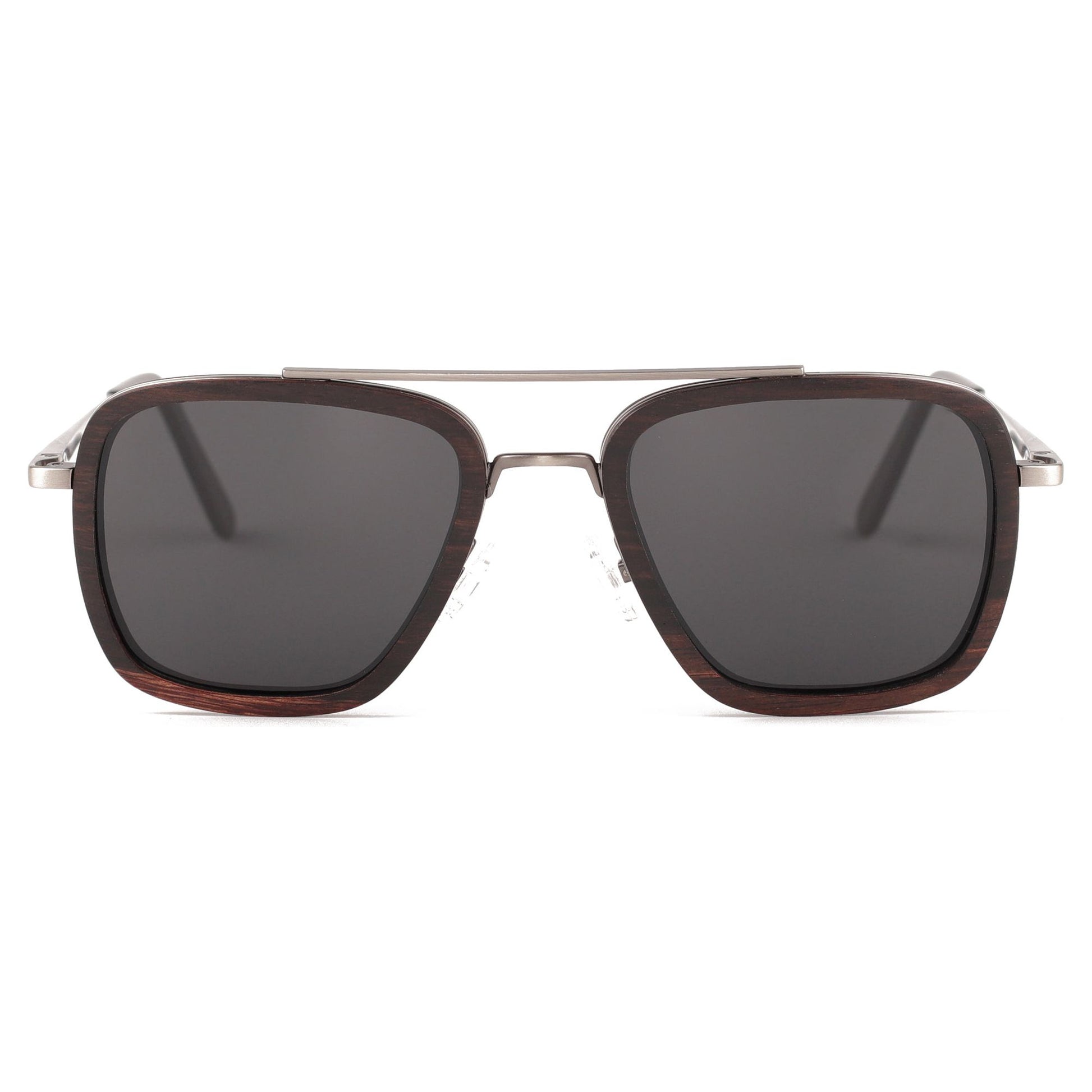 Max - Metal & Wood Sunglasses