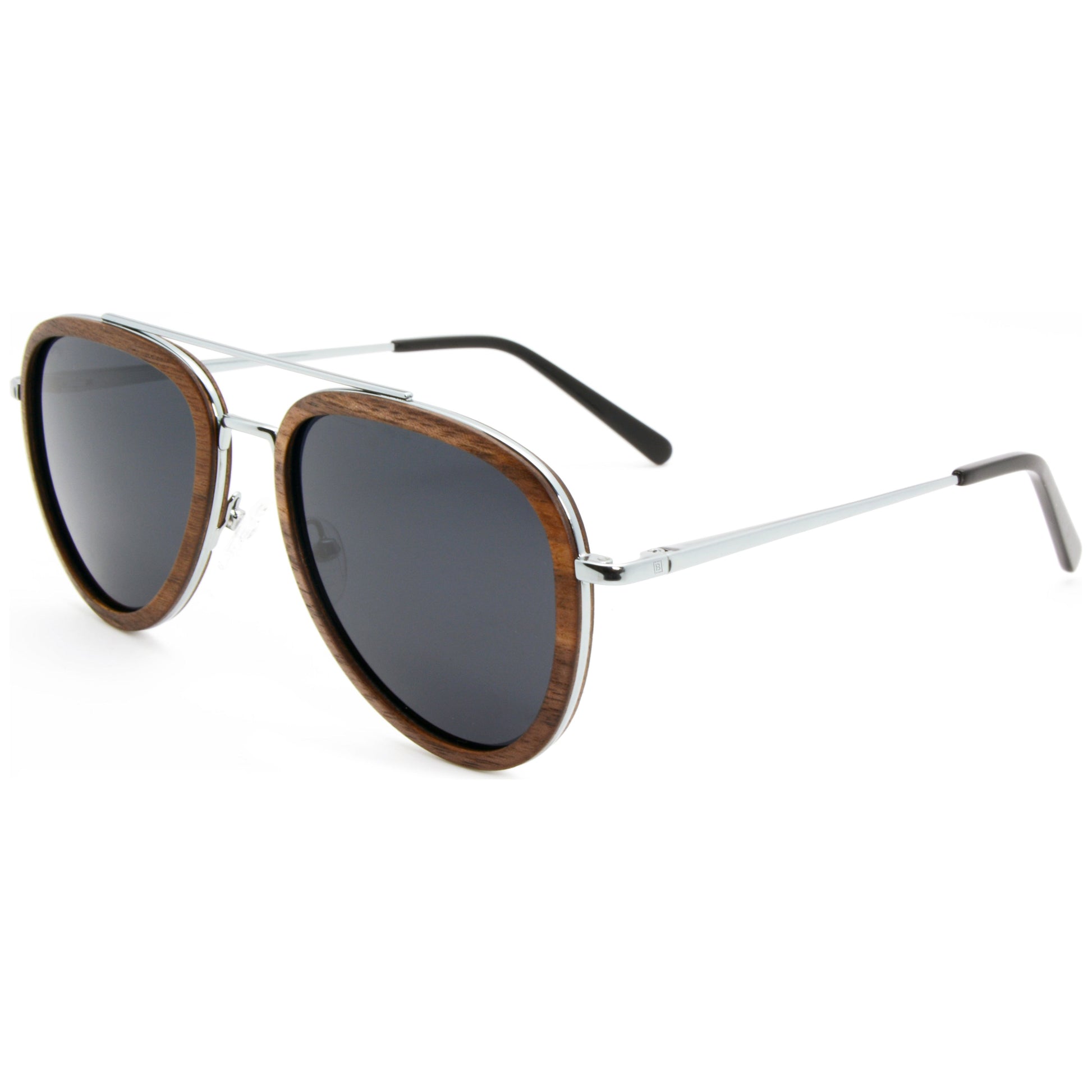 Colonel - Metal & Wood Sunglasses
