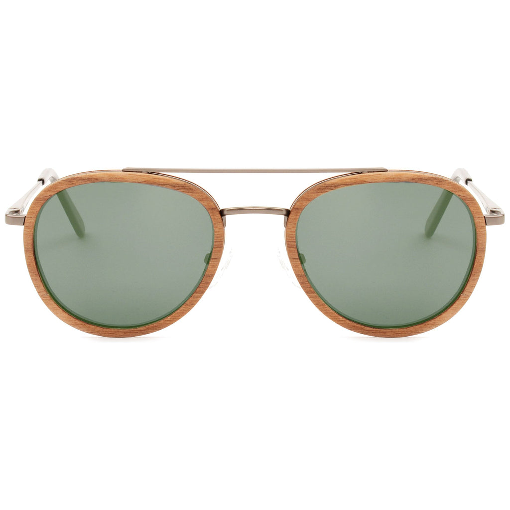 O'Hara - Metal & Wood Sunglasses