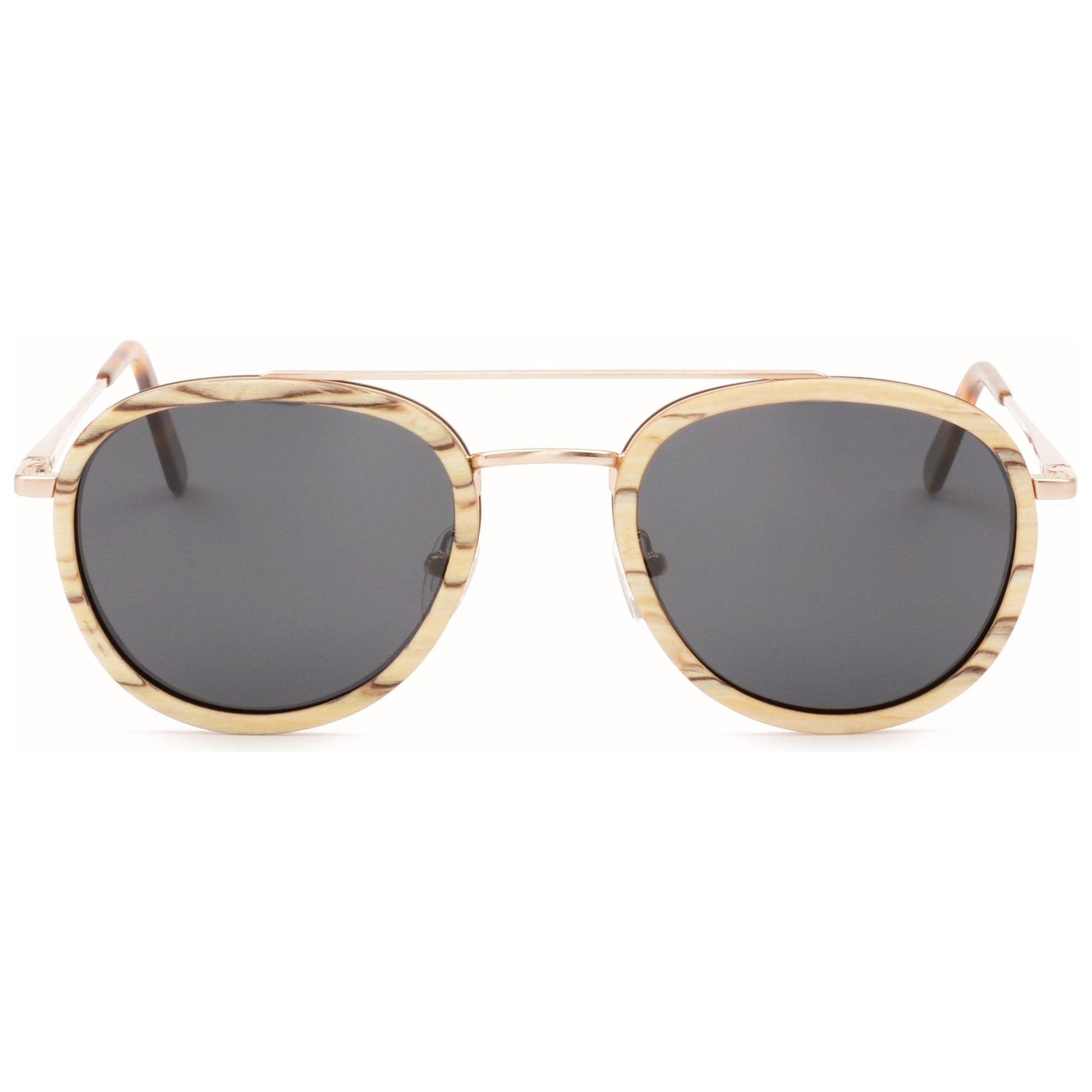 O'Hara - Metal & Wood Sunglasses