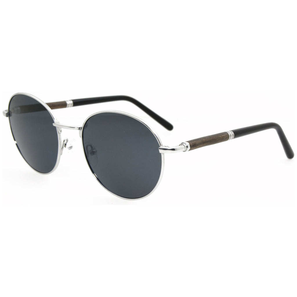 Jet - Titanium & Wood Sunglasses
